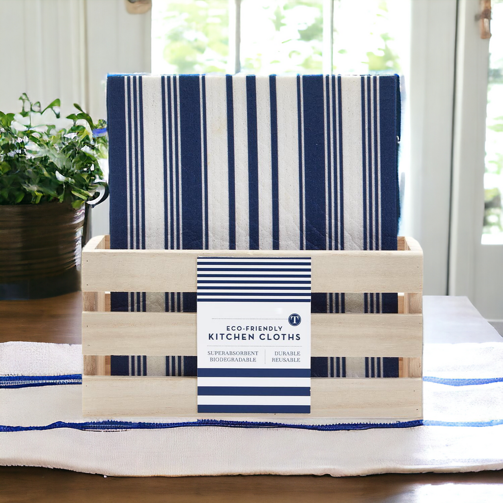 Yacht Club Biodegradable Kitchen Cloth 70% Cellulose 30% Cotton Reusable
